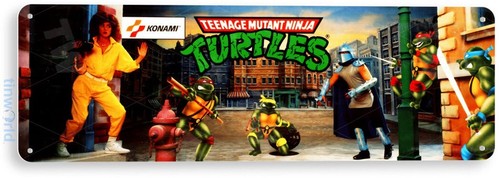 Tin sign ninja - ninja, turtles