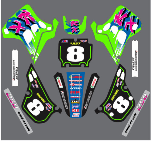 Graphic kit 1990 1991 - kit, kawasaki