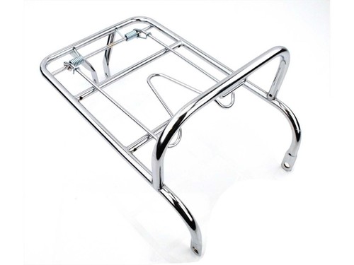Chrome luggage rack for