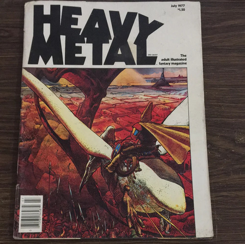 Heavy metal magazine july 1977 - magazine,