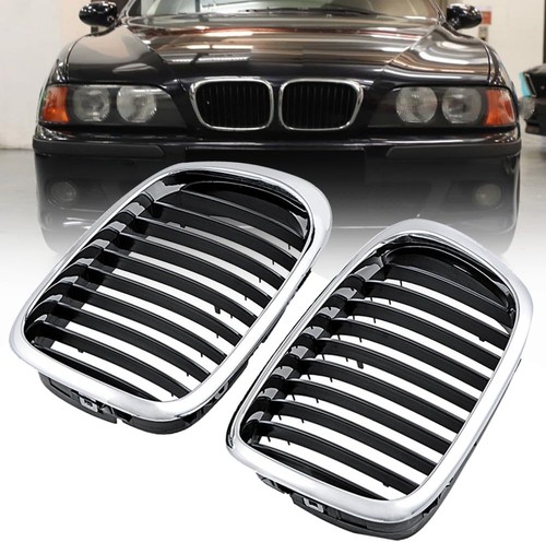 Chrome black front - chrome, kidney