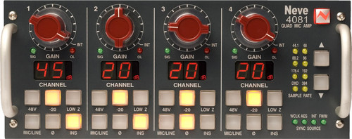 Ams neve 4081 quad mic - neve, preamp