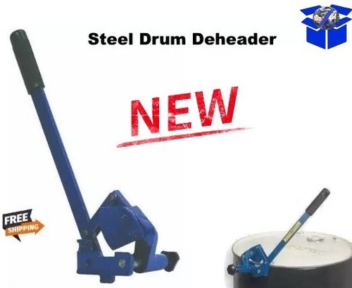 Steel barrel drum deheader - barrel,