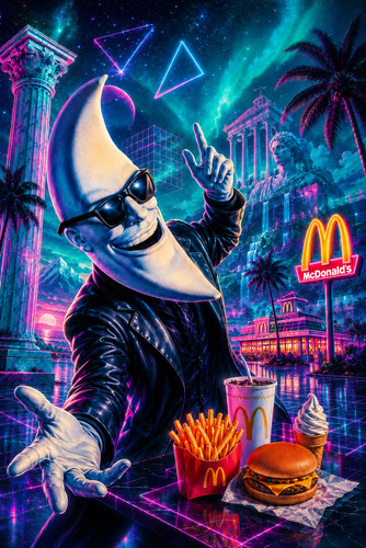 Mcdonalds moon man mac - man, tonight