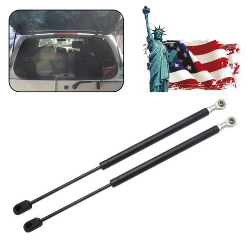 2pcs rear window glass - rear, spring
