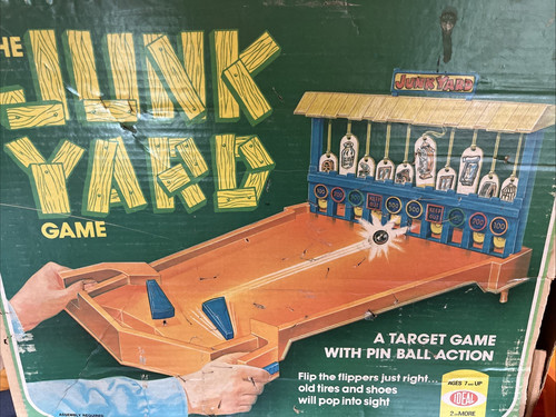 1975 vintage junk yard - vintage, game