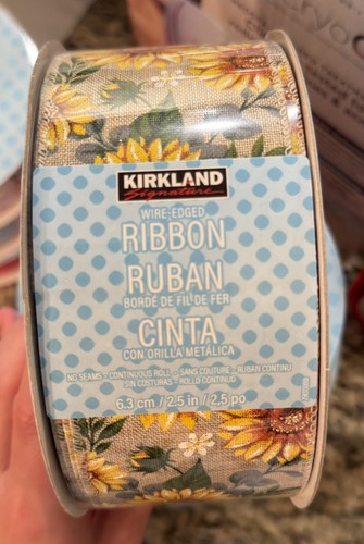 Kirkland wire edged ribbon - kirkland, wire-edged