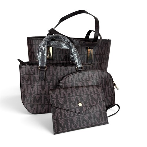 Monogram piece handbag - monogram, 4-piece