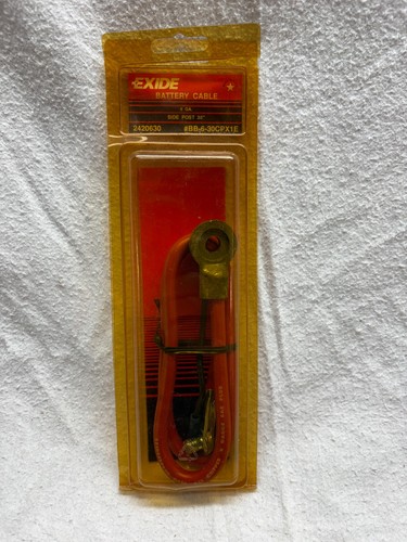 Vintage exide battery cable - vintage, 6