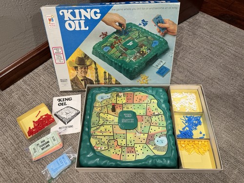 Milton bradley king oil board - milton,