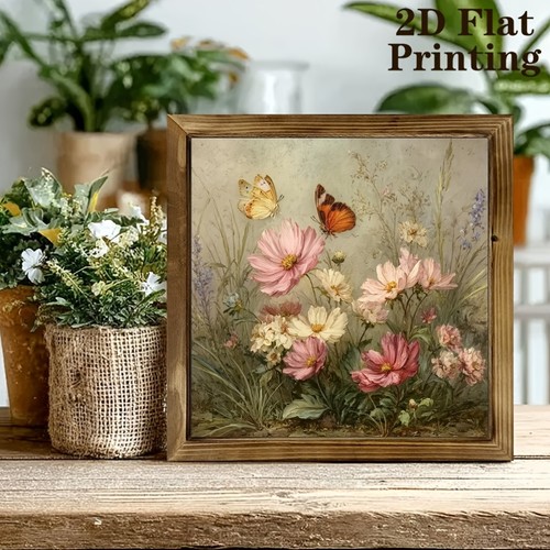 Retro floral and - retro,