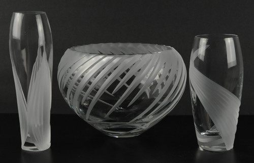 Lenox crystal frosted - crystal:, swirl