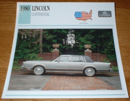1980 lincoln continental info - 1980,