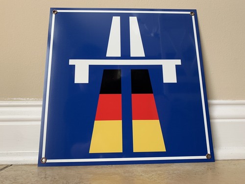 Autobahn road sign - , german