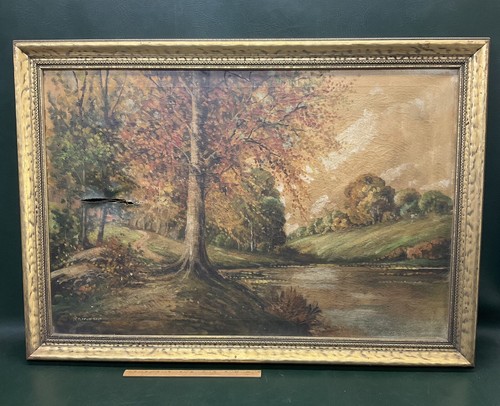 Antique original oil - antique,
