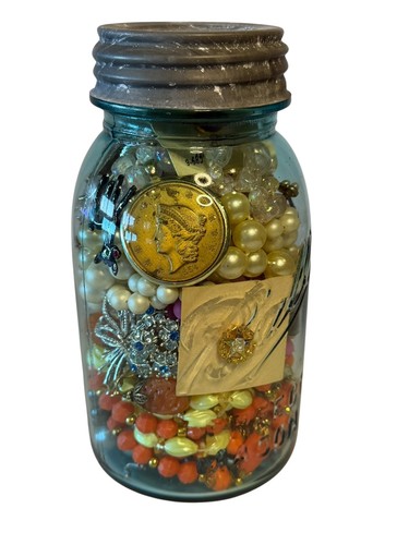 Large mystery jewelry jar - large,