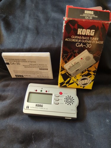Korg guitar bass tuner - ga-30,