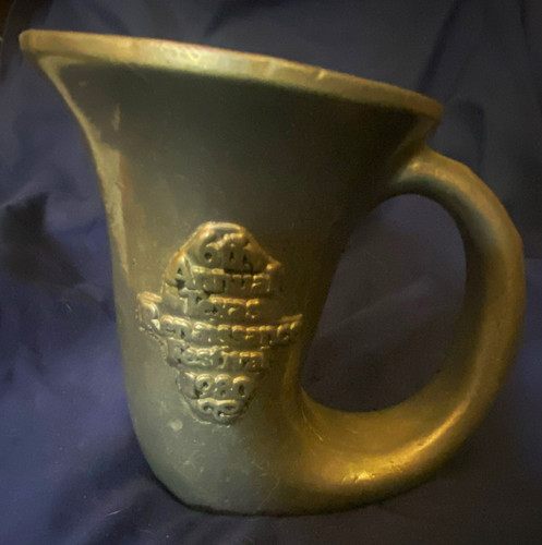 Pewter tankard mug with - mug, handle