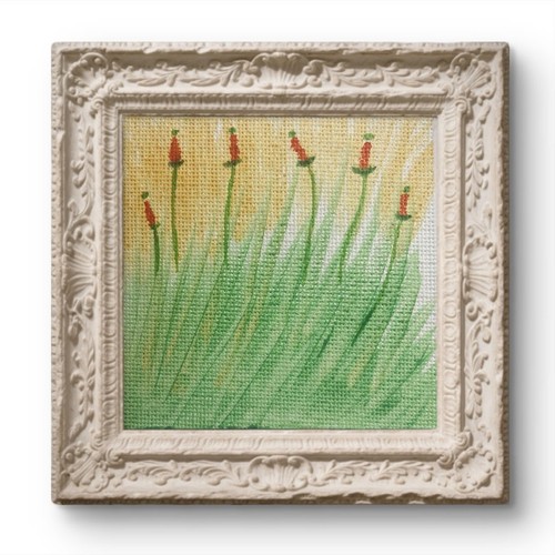 Blessed 197 2x2 original - original, art