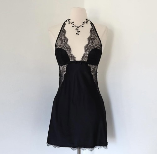 Victoria secret black satin - victoria's,