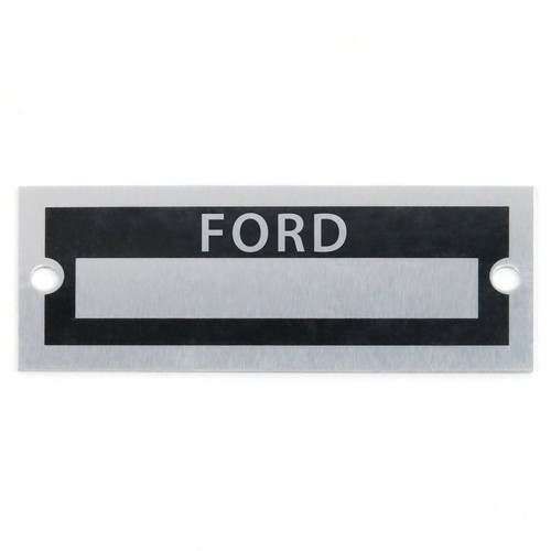 Blank data vin plate - blank,