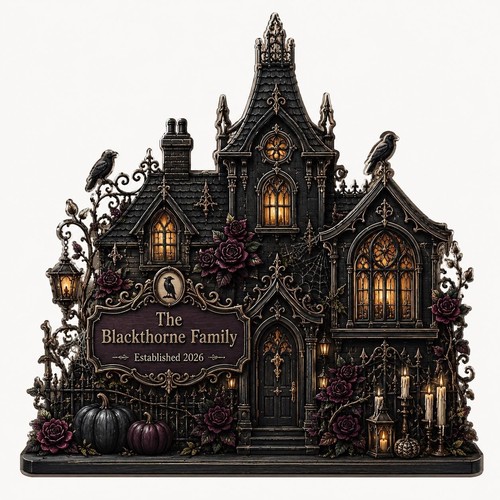 Personalized haunted house - personalized,