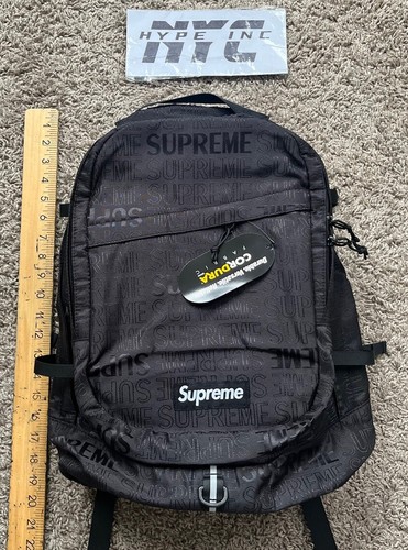 Supreme backpack ss19 black - supreme,