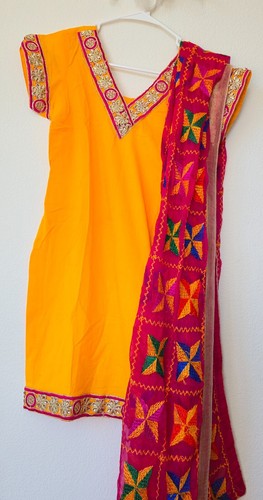 Yellow pink patiala - yellow,
