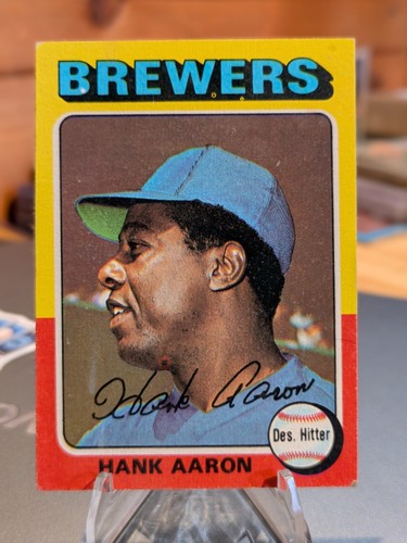 1975 topps 660 hank aaron - #660,