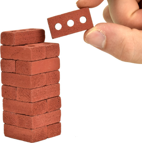 Mini red bricks - mini, made