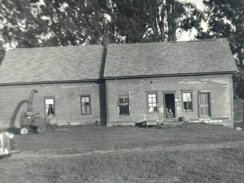 Vintage photo old home - old,