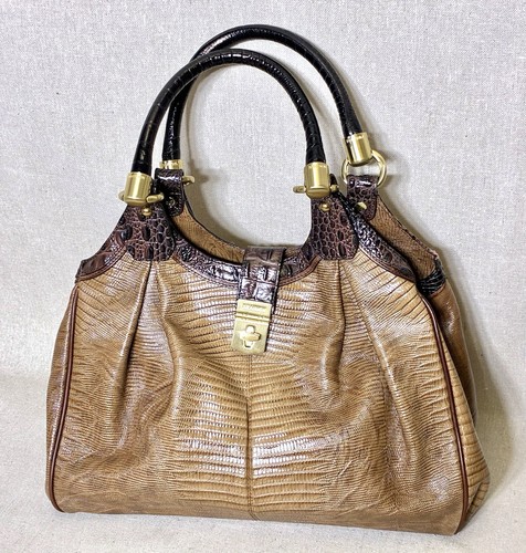 Brahmin elisa tan brown lizard - brahmin,