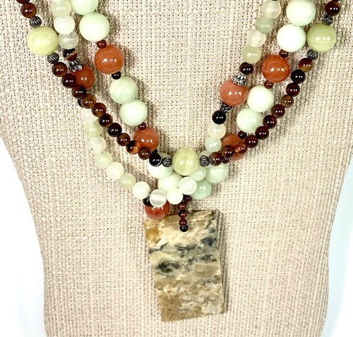 Jasper chrysoprase beaded - jasper,