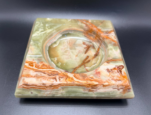 Vintage onyx cigarette ashtray - vintage,