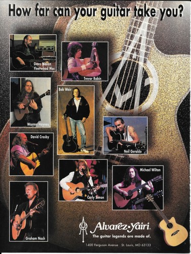 Alvarez yairi guitars crosby - -,
