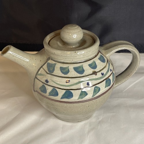 Vintage stoneware pottery teal - vintage,