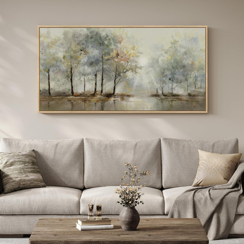 Large framed modern nature - large,