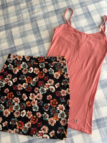 Divided pullon skirt - divided,