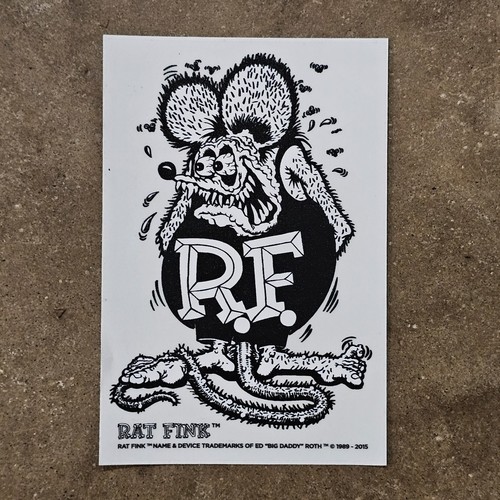 Rat fink decal roth vtg - fink,