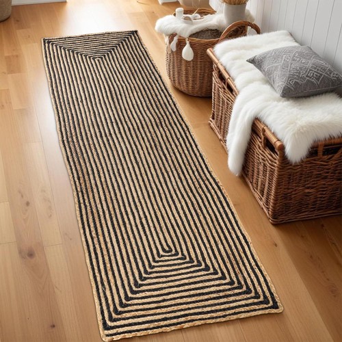 Jute runner carpet handmade - jute,