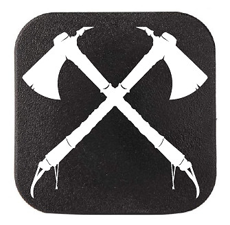 Crossed hatchets rubber - crossed,