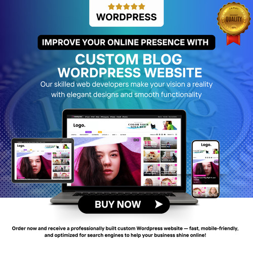 Custom blog wordpress - wordpress, website