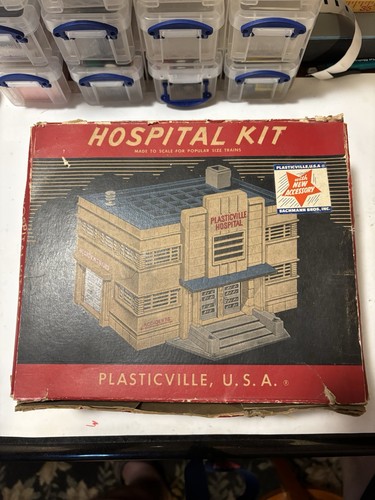 Vintage 1950 plasticville - vintage, 1950's
