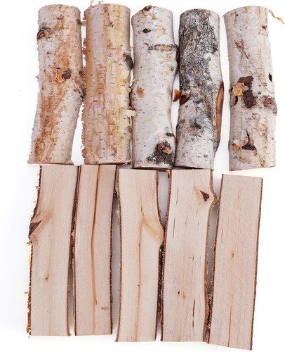 Natural birch wood logs for - birch,