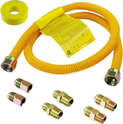 Flexible gas line - kit, for