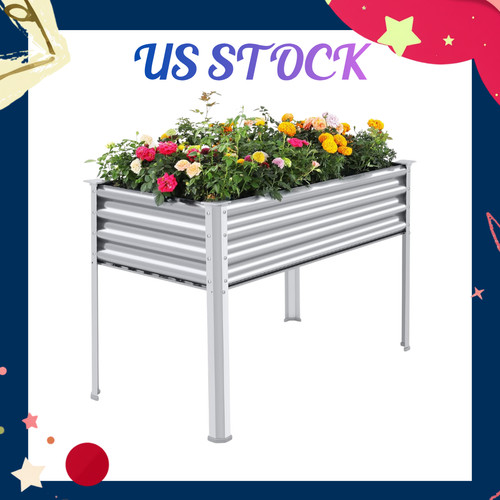 New galvanized raised garden - raised,