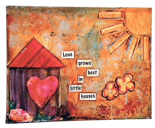 Original painting canvas vtg - original,