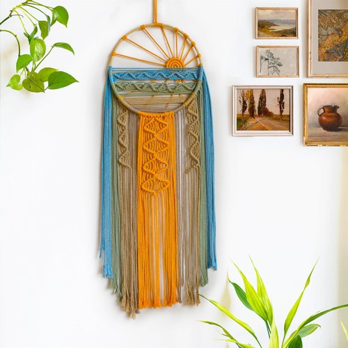 Macrame wall hanging boho - macrame,