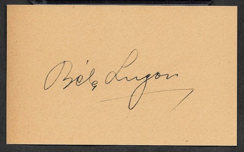 Bela lugosi dracula - lugosi, as
