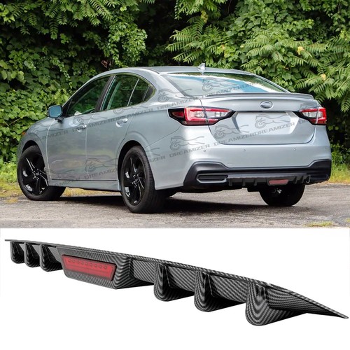 Carbon look rear bumper - look,